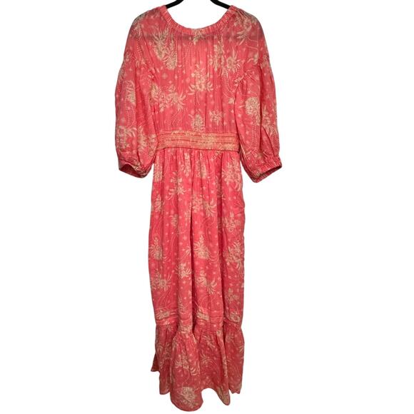 Free People Golden Hour Maxi Dress Pink Rose NWT $168 Boho Festival Size M - Picture 6 of 6